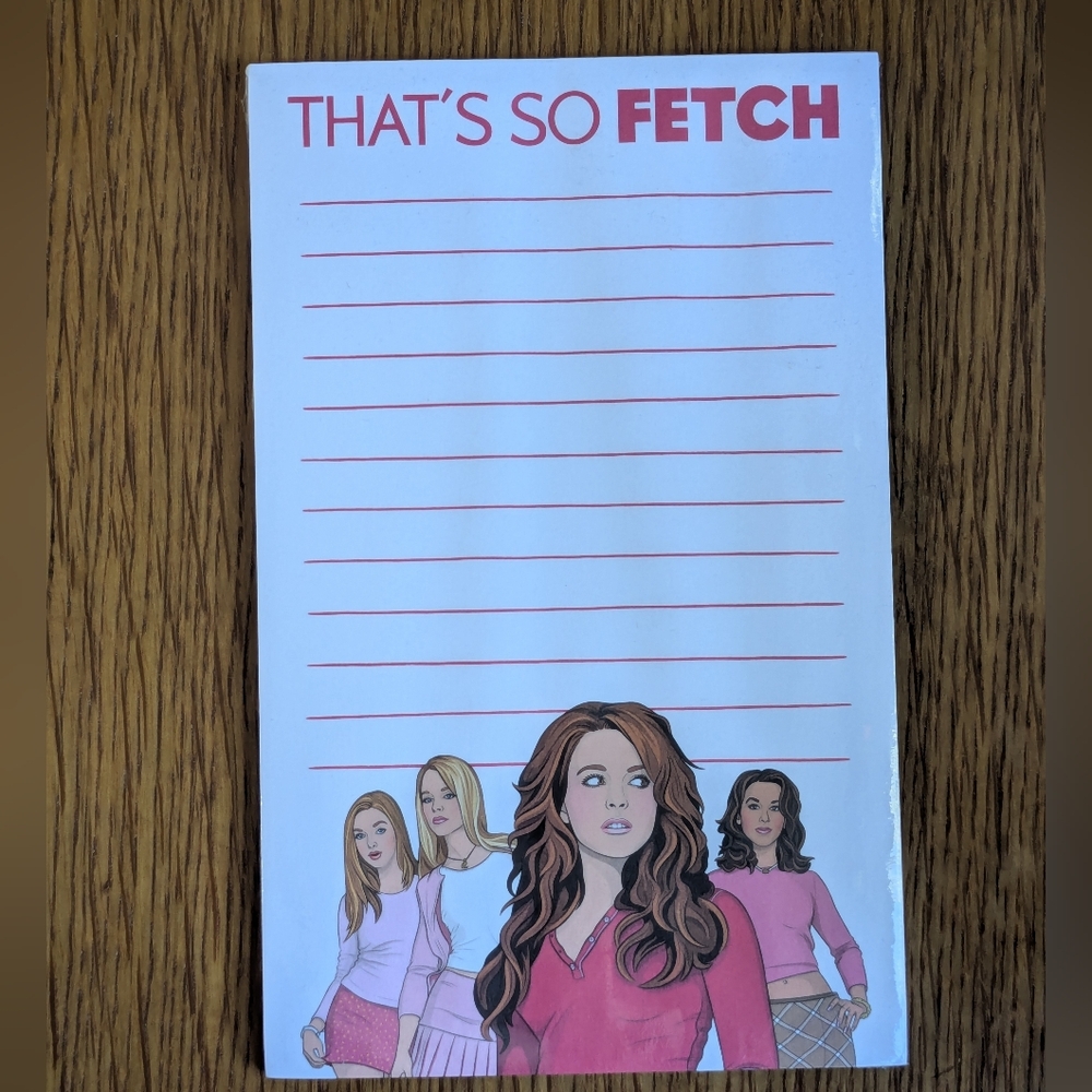 Mran Girls 'That's So Fetch' Notepad